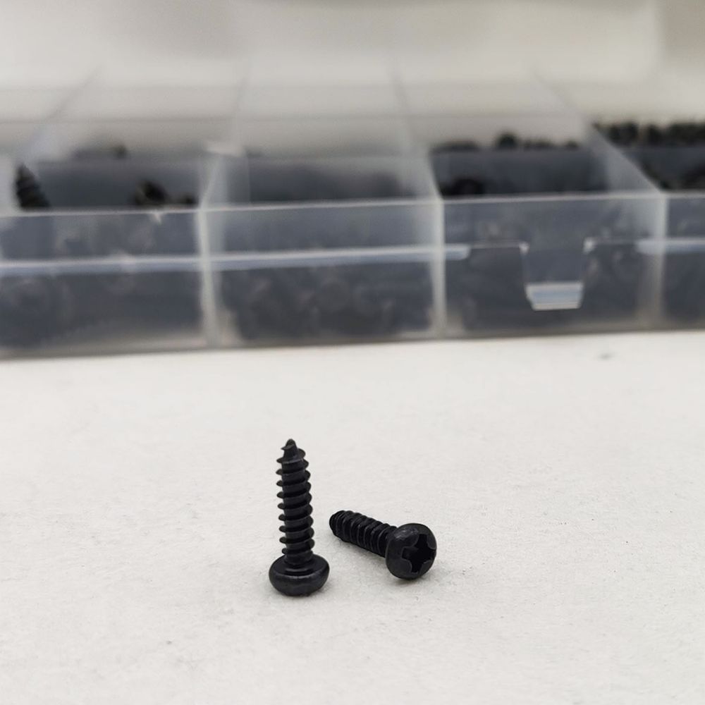 Black Carbon Steel Self Tappin - Electronics Repair Hobby 评论和价格