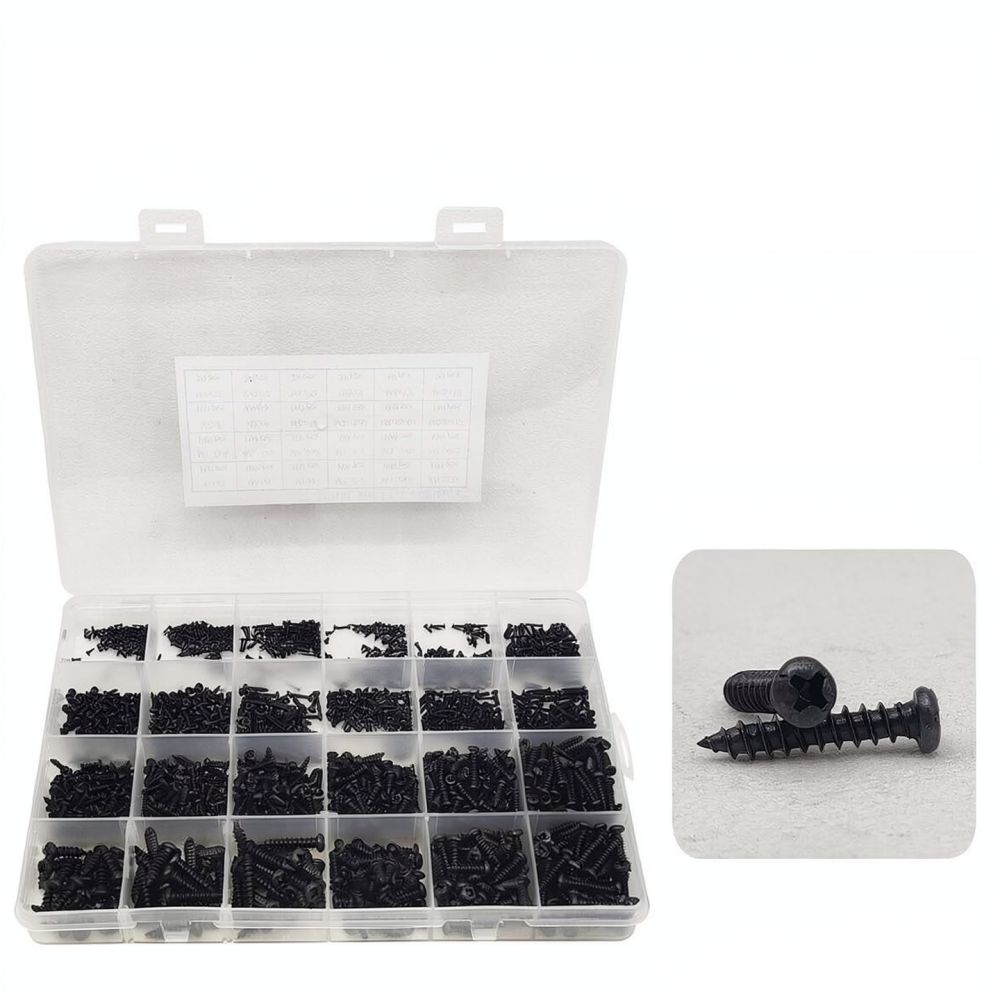 Black Carbon Steel Self Tappin - Electronics Repair Hobby 评论和价格